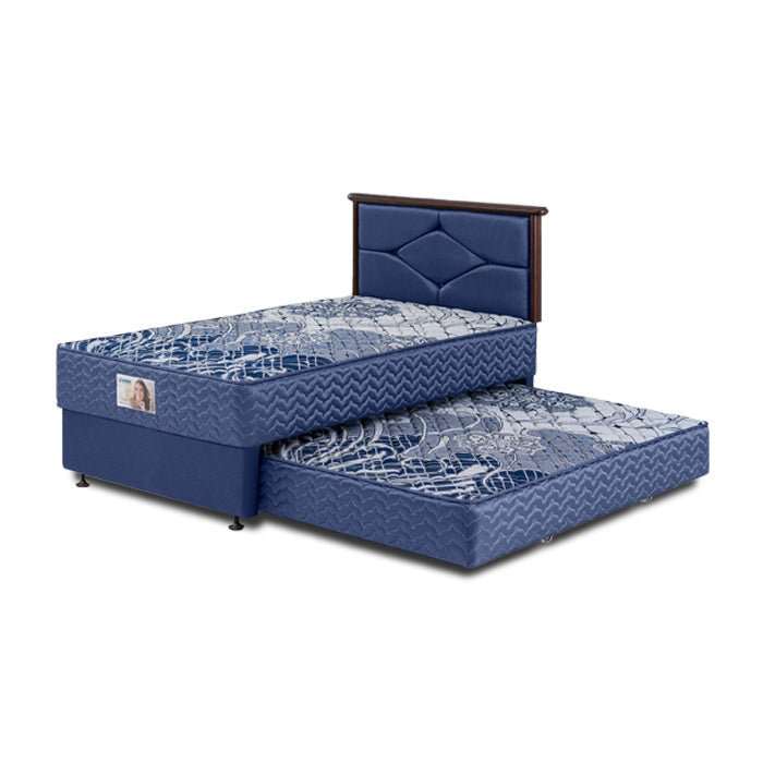 KASUR 2IN1 - 2IN1 BEDSET Kasur Springbed Guhdo Standard 2in1 HB Paris Fabric | Fullset GUHDO OSCARLIVING