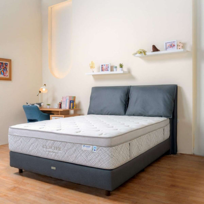 KASUR 2IN1 - 2IN1 BEDSET Kasur Springbed Ocean Arctic Glacier | Set Breeze OCEAN OSCARLIVING