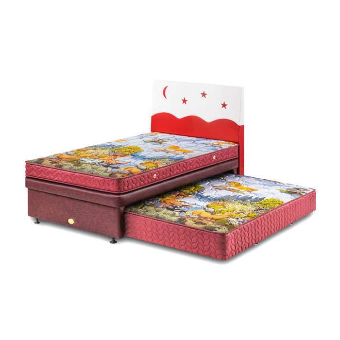 KASUR 3IN1 - 3IN1 BEDSET Kasur Springbed Guhdo 3in1 Happy Kids | Fullset Starmoon GUHDO OSCARLIVING