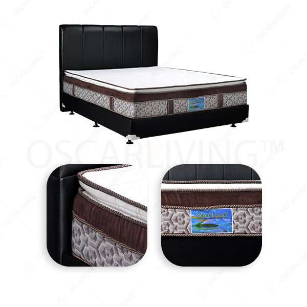 KASUR BUSA Kasur Busa Saveland Ultra Super Plushtop Pillowtop Rebounded 30Cm HB Vadia | Fullset Oreo SAVELAND OSCARLIVING