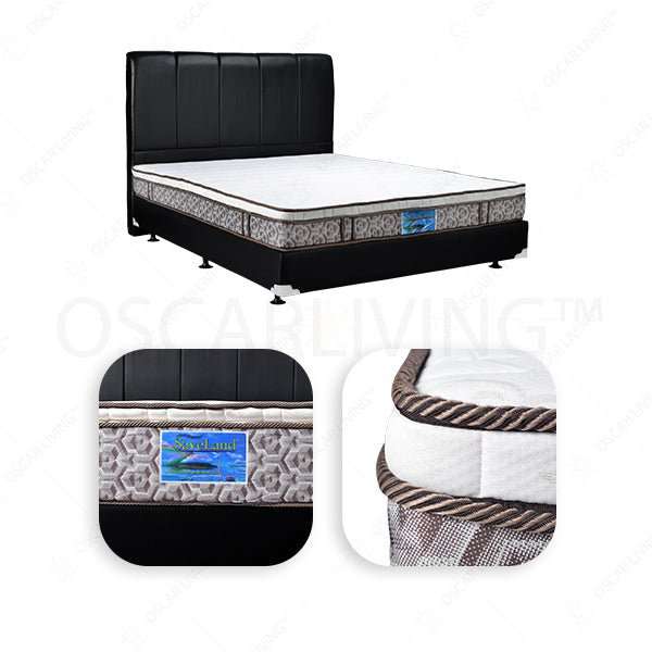 KASUR BUSA Kasur Busa Saveland Ultra Super Plushtop Rebounded 20Cm HB Vadia | Fullset Oreo SAVELAND OSCARLIVING