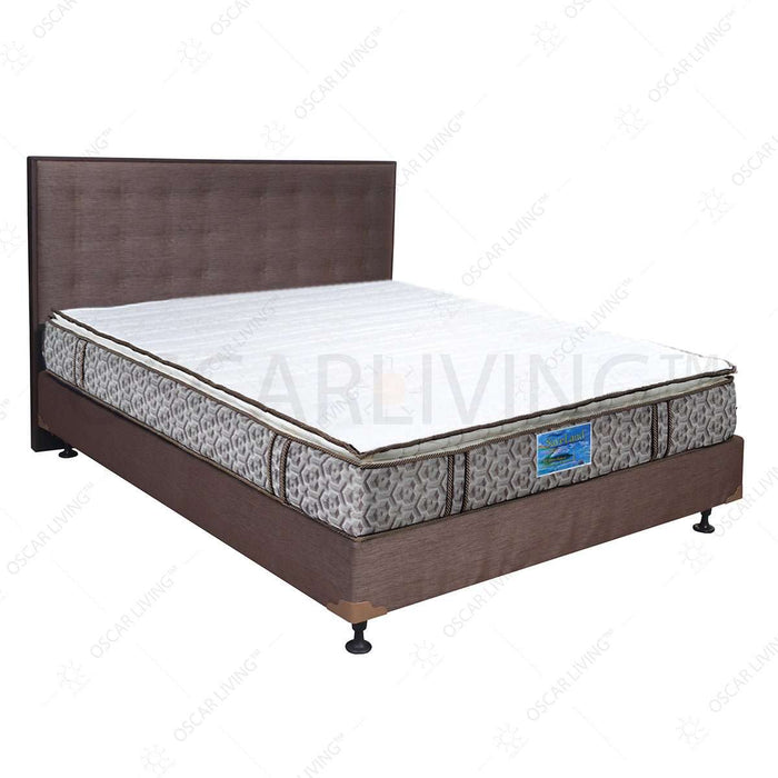 KASUR BUSA Kasur Busa Saveland Ultra Super Rebounded Pillowtop HB NYC | Fullset SAVELAND OSCARLIVING
