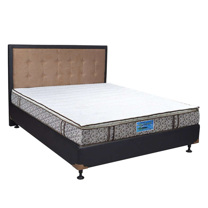 KASUR BUSA Kasur Busa Saveland Ultra Super Rebounded Pillowtop HB Queenstown | Fullset Oreo SAVELAND OSCARLIVING