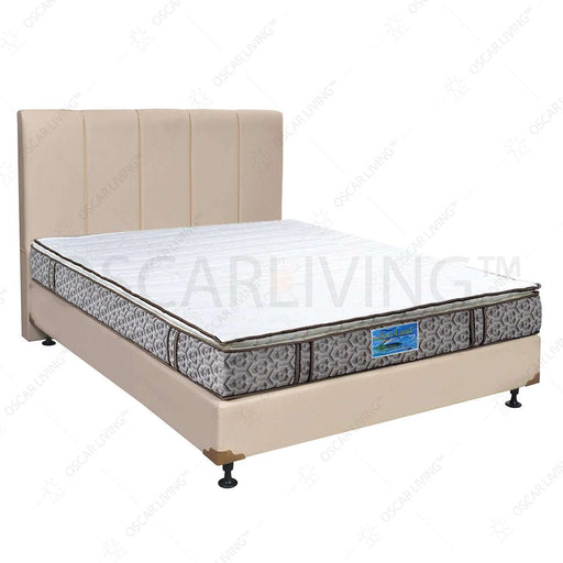 KASUR BUSA Kasur Busa Saveland Ultra Super Rebounded Pillowtop HB Vadia | Fullset Kozo SAVELAND OSCARLIVING