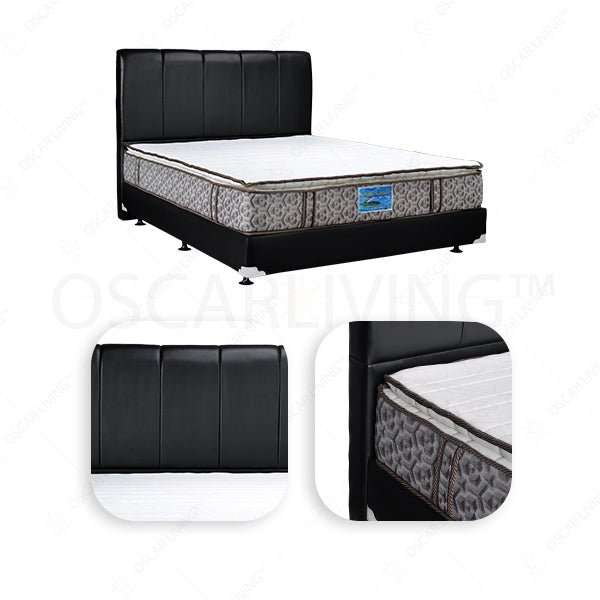 KASUR BUSA Kasur Busa Saveland Ultra Super Rebounded Pillowtop HB Vadia | Fullset Oreo SAVELAND OSCARLIVING