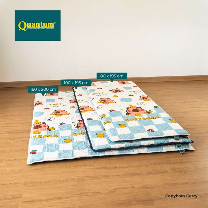 KASUR GULUNG Kasur Gulung Quantum Motif Capybara cherry 160 x 200cm | Mattress QUANTUM OSCARLIVING
