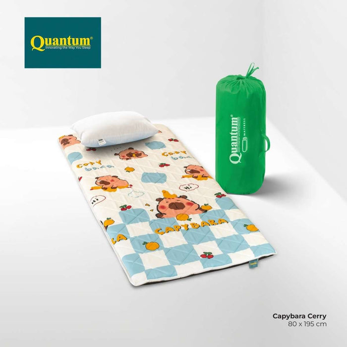 KASUR GULUNG Kasur Gulung Quantum Motif Capybara cherry 160 x 200cm | Mattress QUANTUM OSCARLIVING