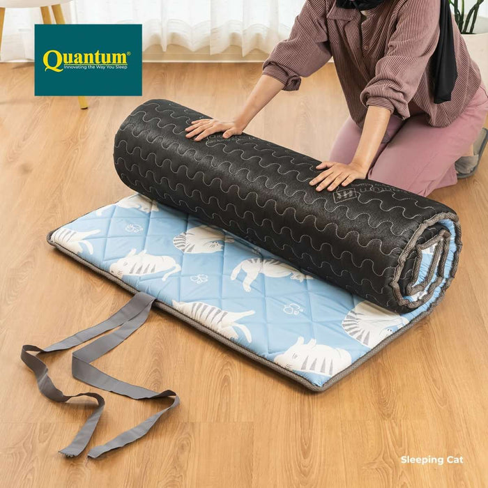 KASUR GULUNG Kasur Gulung Quantum Motif Sleeping Cat 100 x 200cm | Mattress QUANTUM OSCARLIVING
