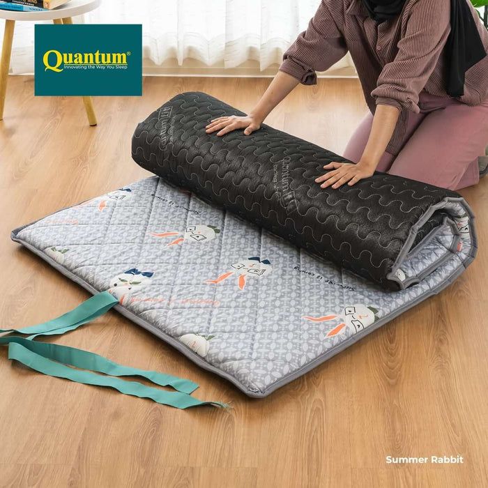 KASUR GULUNG Kasur Gulung Quantum Motif Summer Rabbit 160 x 200cm | Mattress QUANTUM OSCARLIVING