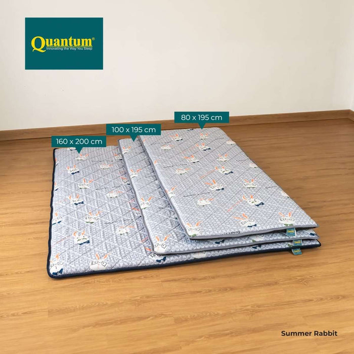KASUR GULUNG Kasur Gulung Quantum Motif Summer Rabbit 160 x 200cm | Mattress QUANTUM OSCARLIVING
