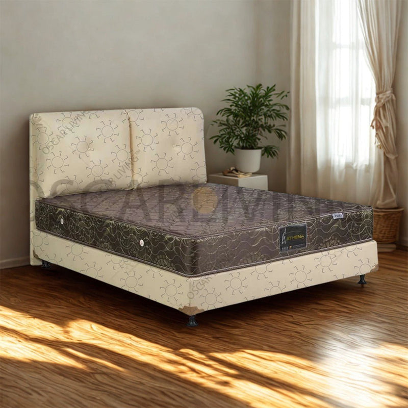 KASUR - SPRINGBED Kasur Springbed Athena Prima HB Boston Cream | Fullset Kozo ATHENA OSCARLIVING