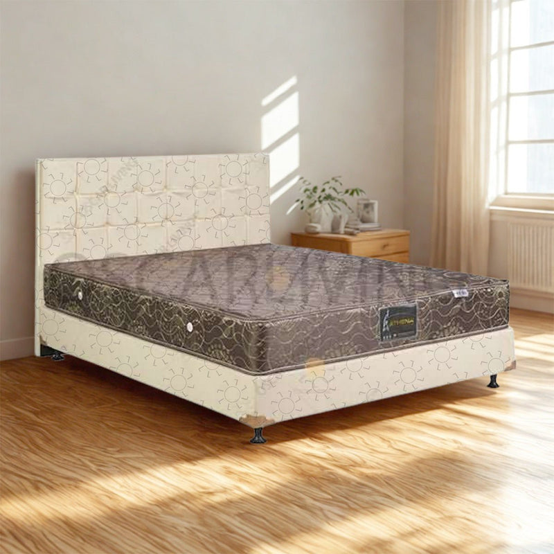 KASUR - SPRINGBED Kasur Springbed Athena Prima HB Sydney Cream | Fullset Kozo ATHENA OSCARLIVING