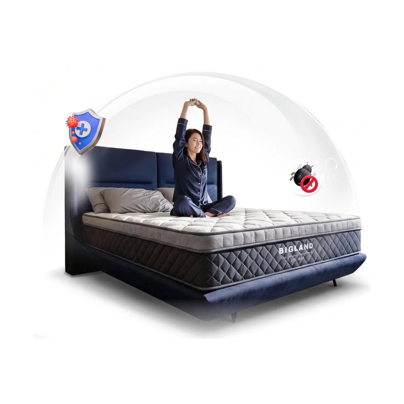 KASUR - SPRINGBED Kasur Springbed Bigland Optima Plushtop HB Plus | Set Titanic BIGLAND OSCARLIVING