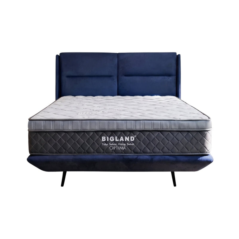 KASUR - SPRINGBED Kasur Springbed Bigland Optima Plushtop HB Plus | Set Titanic BIGLAND OSCARLIVING