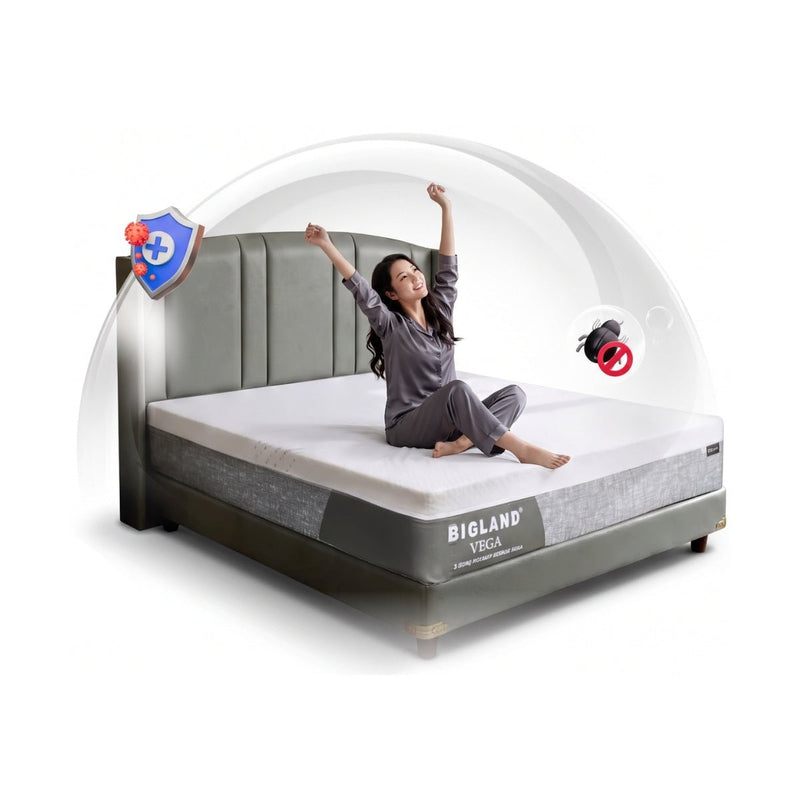 KASUR - SPRINGBED Kasur Springbed Bigland Vega HB Punk BIGLAND OSCARLIVING