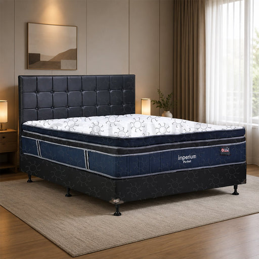 KASUR - SPRINGBED Kasur Springbed Central Imperium Pocket PlushTop | Fullset Sydney Oreo CENTRAL OSCARLIVING