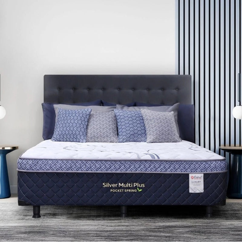 KASUR - SPRINGBED Kasur Springbed Central Multibed Silver Multi Plus HB Bonita CENTRAL OSCARLIVING