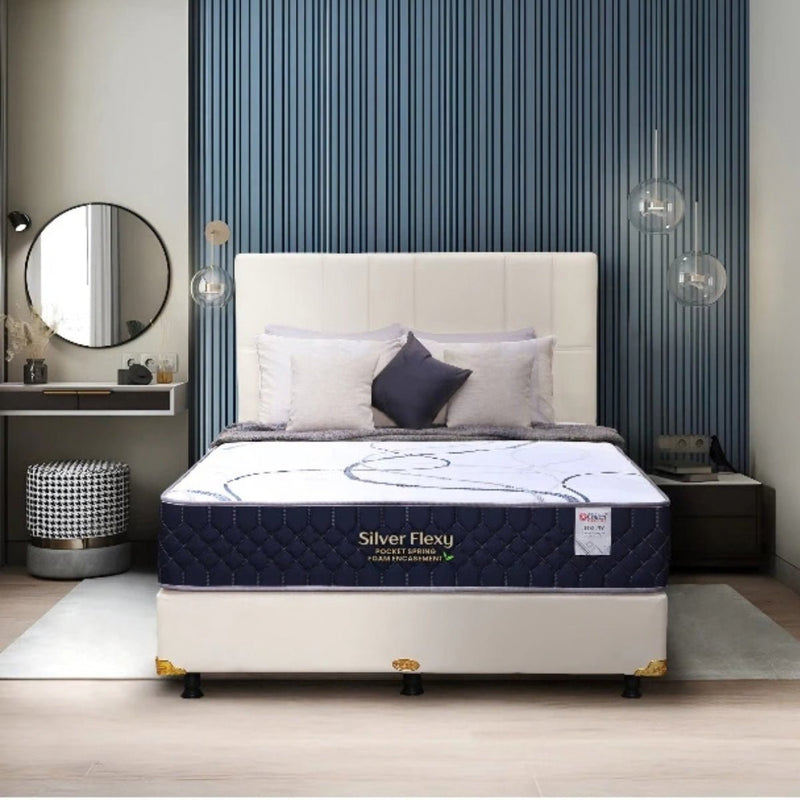 KASUR - SPRINGBED Kasur Springbed Central Silver Flexy HB Aspen CENTRAL OSCARLIVING