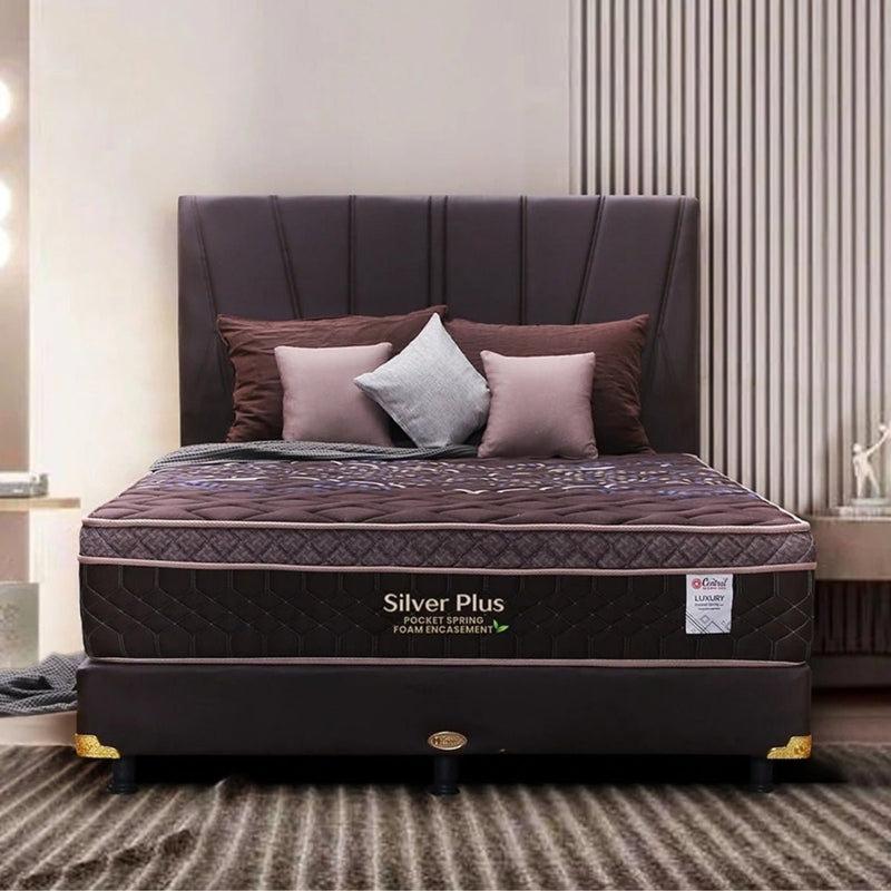 KASUR - SPRINGBED Kasur Springbed Central Silver Plus HB Aspen CENTRAL OSCARLIVING
