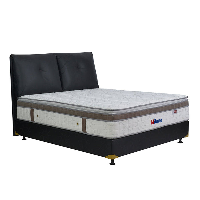 KASUR - SPRINGBED Kasur Springbed Eversoft Milano Latex Spring HB Boston | Fullset Oreo EVERSOFT OSCARLIVING