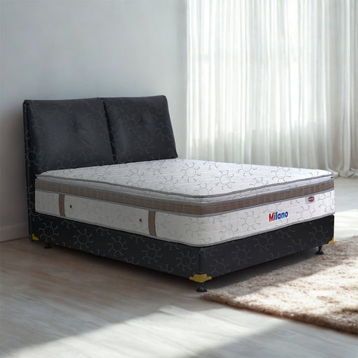 KASUR - SPRINGBED Kasur Springbed Eversoft Milano Latex Spring HB Boston | Fullset Oreo EVERSOFT OSCARLIVING