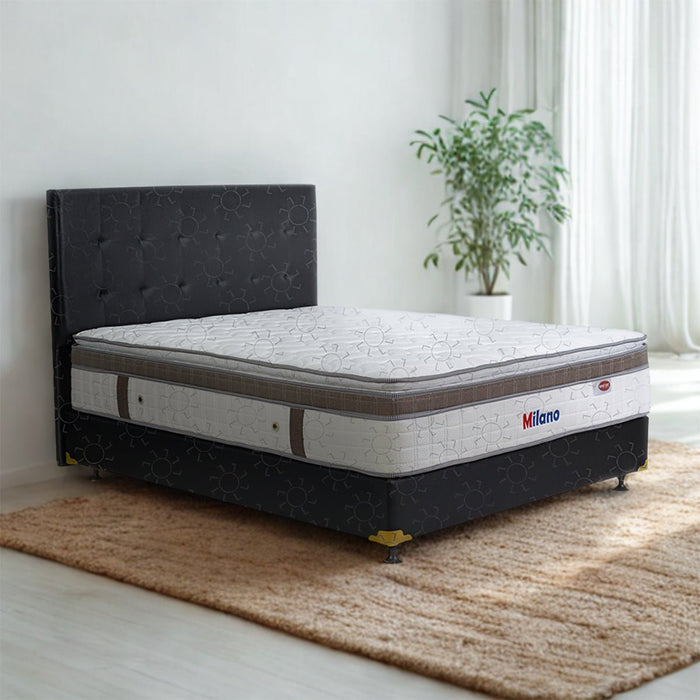 KASUR - SPRINGBED Kasur Springbed Eversoft Milano Latex Spring HB Milano Premium | Fullset Oreo EVERSOFT OSCARLIVING