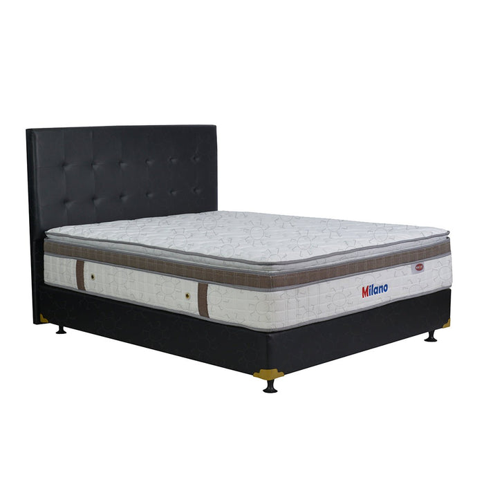 KASUR - SPRINGBED Kasur Springbed Eversoft Milano Latex Spring HB Milano Premium | Fullset Oreo EVERSOFT OSCARLIVING