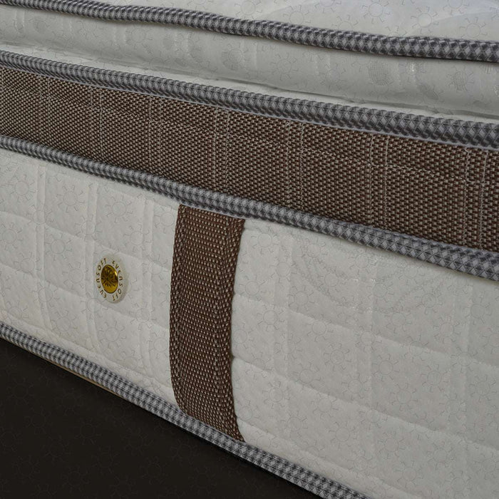 KASUR - SPRINGBED Kasur Springbed Eversoft Milano Latex Spring HB Premium Oxford Cream | Fullset Kozo EVERSOFT OSCARLIVING