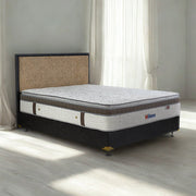 KASUR - SPRINGBED Kasur Springbed Eversoft Milano Latex Spring HB Queenstown | Fullset Oreo EVERSOFT OSCARLIVING