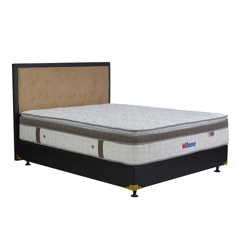 KASUR - SPRINGBED Kasur Springbed Eversoft Milano Latex Spring HB Queenstown | Fullset Oreo EVERSOFT OSCARLIVING