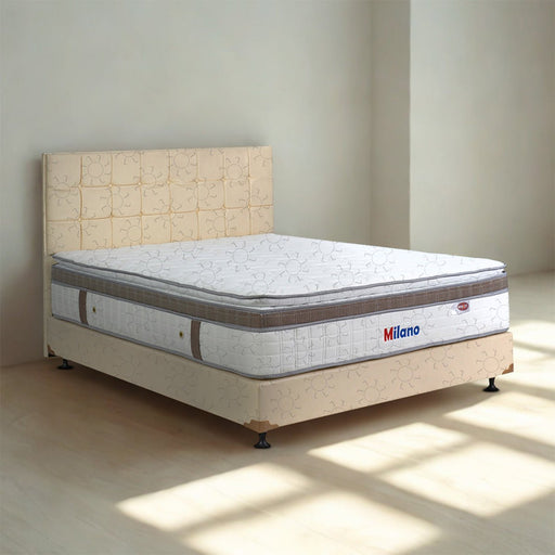 KASUR - SPRINGBED Kasur Springbed Eversoft Milano Latex Spring HB Sydney Cream | Fullset Kozo EVERSOFT OSCARLIVING