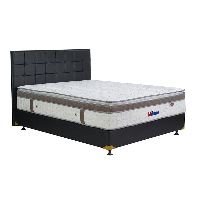 KASUR - SPRINGBED Kasur Springbed Eversoft Milano Latex Spring HB Sydney | Fullset Oreo EVERSOFT OSCARLIVING