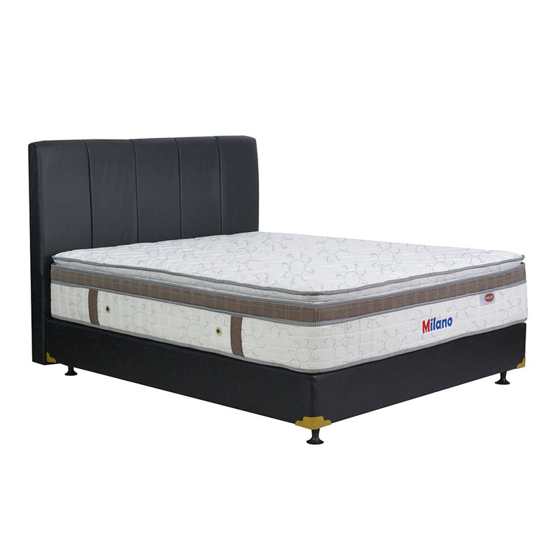 KASUR - SPRINGBED Kasur Springbed Eversoft Milano Latex Spring HB Vadia | Fullset Oreo EVERSOFT OSCARLIVING