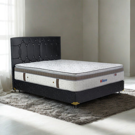 KASUR - SPRINGBED Kasur Springbed Eversoft Milano Latex Spring HB Verona Premium | Fullset Oreo EVERSOFT OSCARLIVING