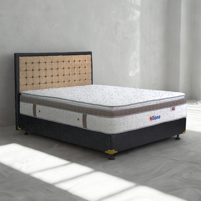 KASUR - SPRINGBED Kasur Springbed Eversoft Milano Latex Spring HB Victoria | Fullset Oreo EVERSOFT OSCARLIVING