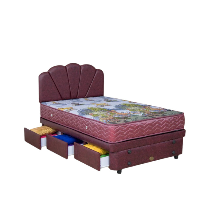 KASUR - SPRINGBED Kasur Springbed Guhdo Drawer BED Happy Kids | Fullset Kipas GUHDO OSCARLIVING