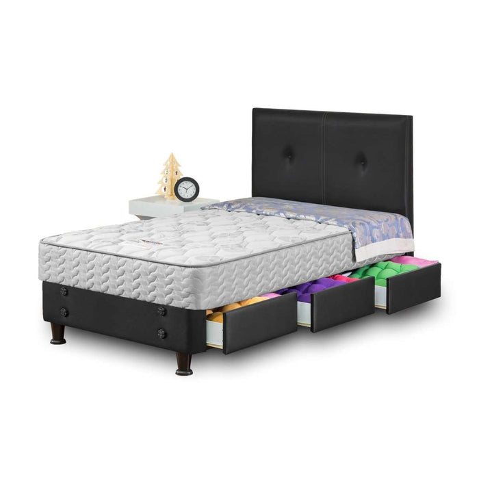 KASUR - SPRINGBED Kasur Springbed Guhdo Drawer BED New Prima | Fullset Sienna GUHDO OSCARLIVING