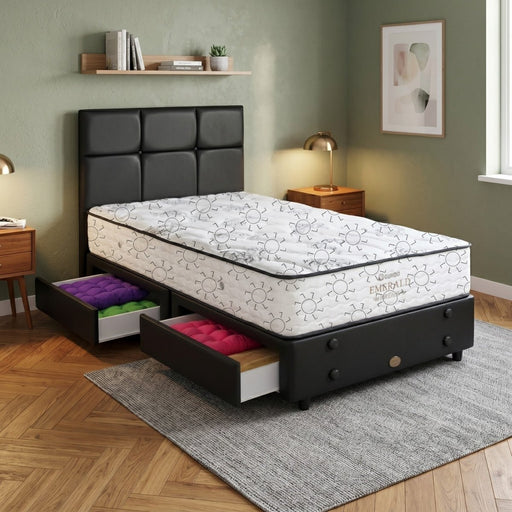 KASUR - SPRINGBED Kasur Springbed Guhdo Emerald Dream | Fullset Caserta Drawer HS GUHDO OSCARLIVING