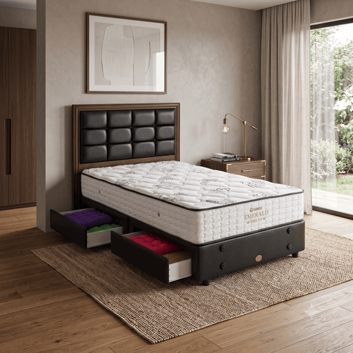 KASUR - SPRINGBED Kasur Springbed Guhdo Emerald Dream | Fullset Metropolis Drawer HS GUHDO OSCARLIVING