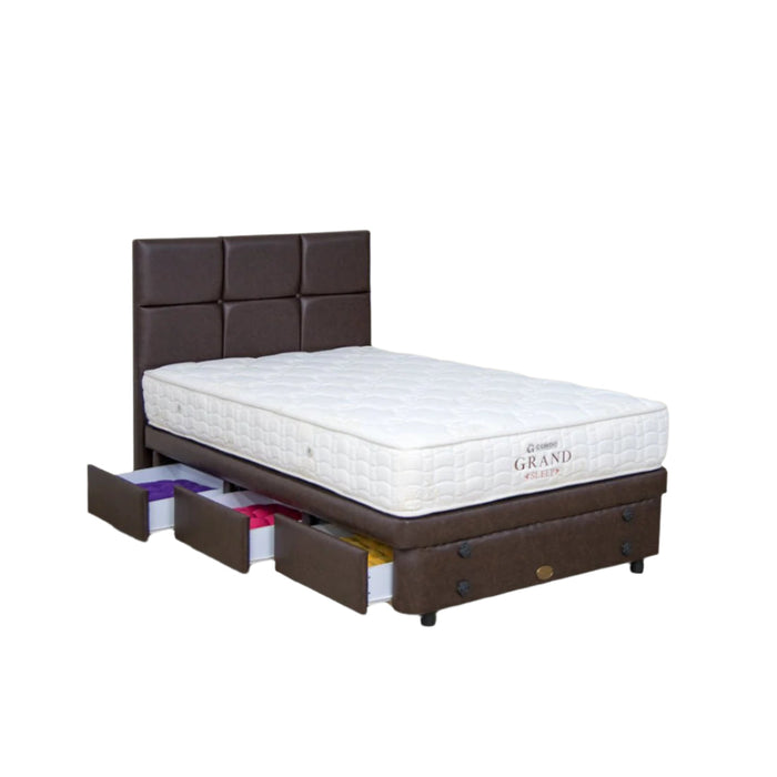 KASUR - SPRINGBED Kasur Springbed Guhdo Grand Sleep | Fullset Caserta Drawer 3L GUHDO OSCARLIVING