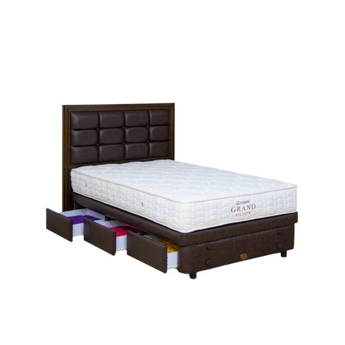 KASUR - SPRINGBED Kasur Springbed Guhdo Grand Sleep | Fullset Metropolis Drawer 3L GUHDO OSCARLIVING
