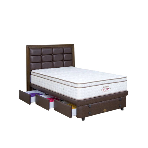 KASUR - SPRINGBED Kasur Springbed Guhdo Ruby Dream Latex | Fullset Metropolis Drawer 3L GUHDO OSCARLIVING