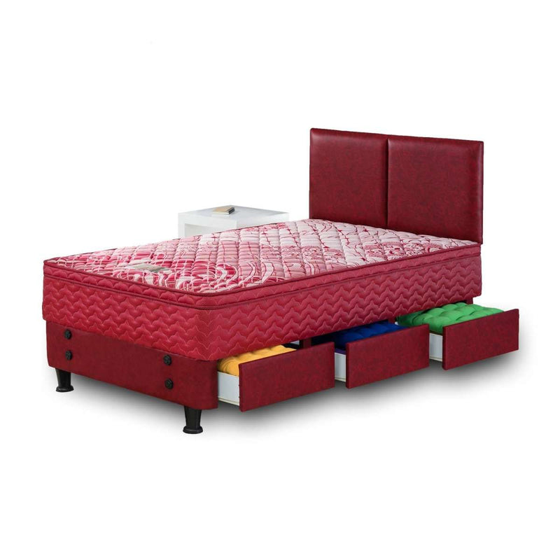 KASUR - SPRINGBED Kasur Springbed Guhdo Standard Drawer BED Plushtop HB Atlantic | Fullset GUHDO OSCARLIVING