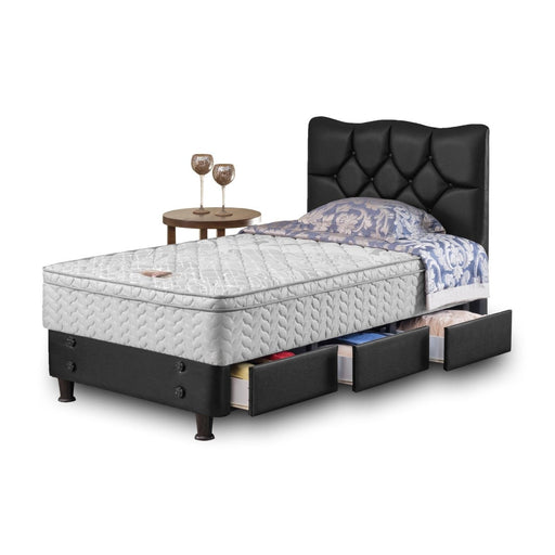 KASUR - SPRINGBED Kasur Springbed Guhdo Standard Drawer BED Plushtop HB Lavela | Fullset GUHDO OSCARLIVING