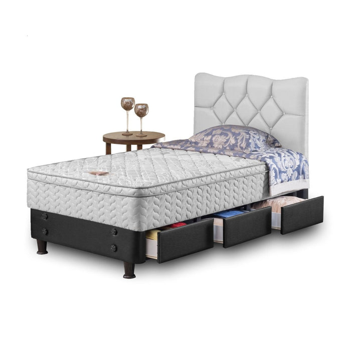 KASUR - SPRINGBED Kasur Springbed Guhdo Standard Drawer BED Plushtop HB Lavela | Fullset GUHDO OSCARLIVING