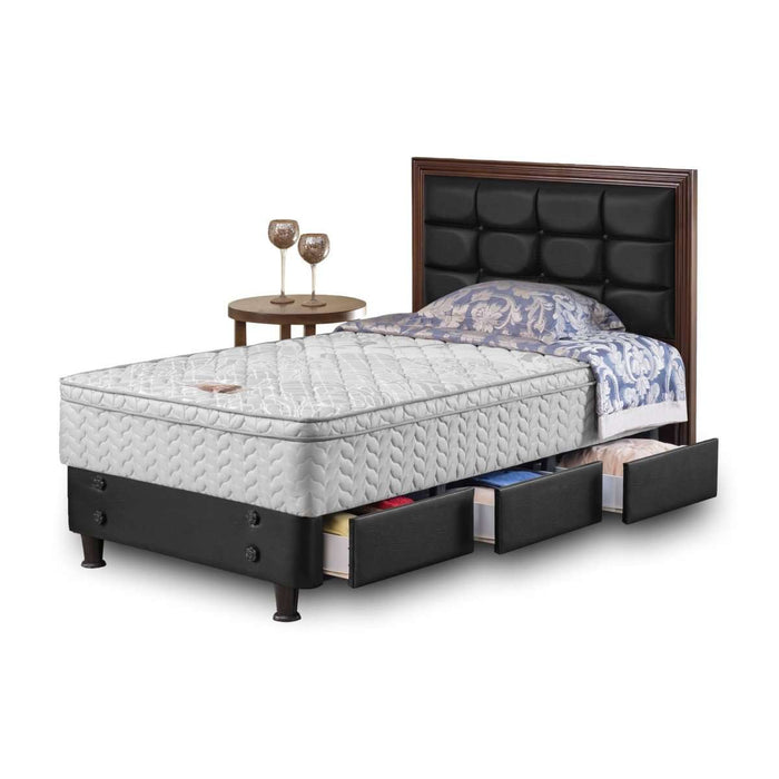 KASUR - SPRINGBED Kasur Springbed Guhdo Standard Drawer BED Plushtop HB Metropolis | Fullset GUHDO OSCARLIVING