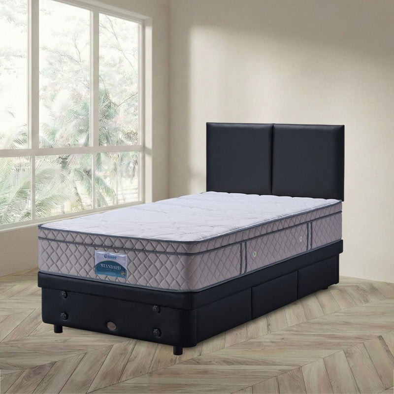 KASUR - SPRINGBED Kasur Springbed Guhdo Standard Plushtop Divan Drawer Laci 3 HB Atlantic GUHDO OSCARLIVING