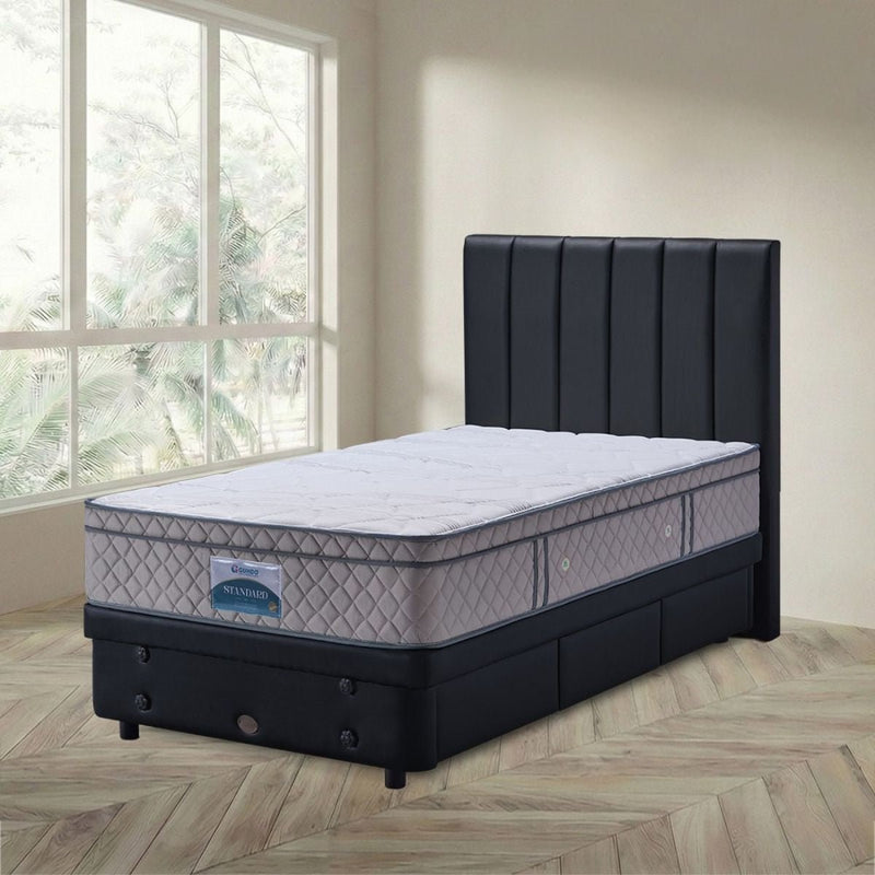 KASUR - SPRINGBED Kasur Springbed Guhdo Standard Plushtop Divan Drawer Laci 3 HB Marina GUHDO OSCARLIVING