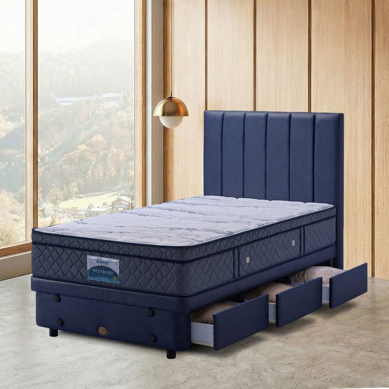 KASUR - SPRINGBED Kasur Springbed Guhdo Standard Plushtop Divan Drawer Laci 3 HB Marina GUHDO OSCARLIVING