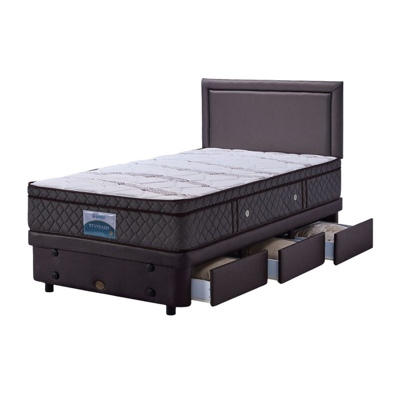 KASUR - SPRINGBED Kasur Springbed Guhdo Standard Plushtop Divan Drawer Laci 3 HB Prospine GUHDO OSCARLIVING